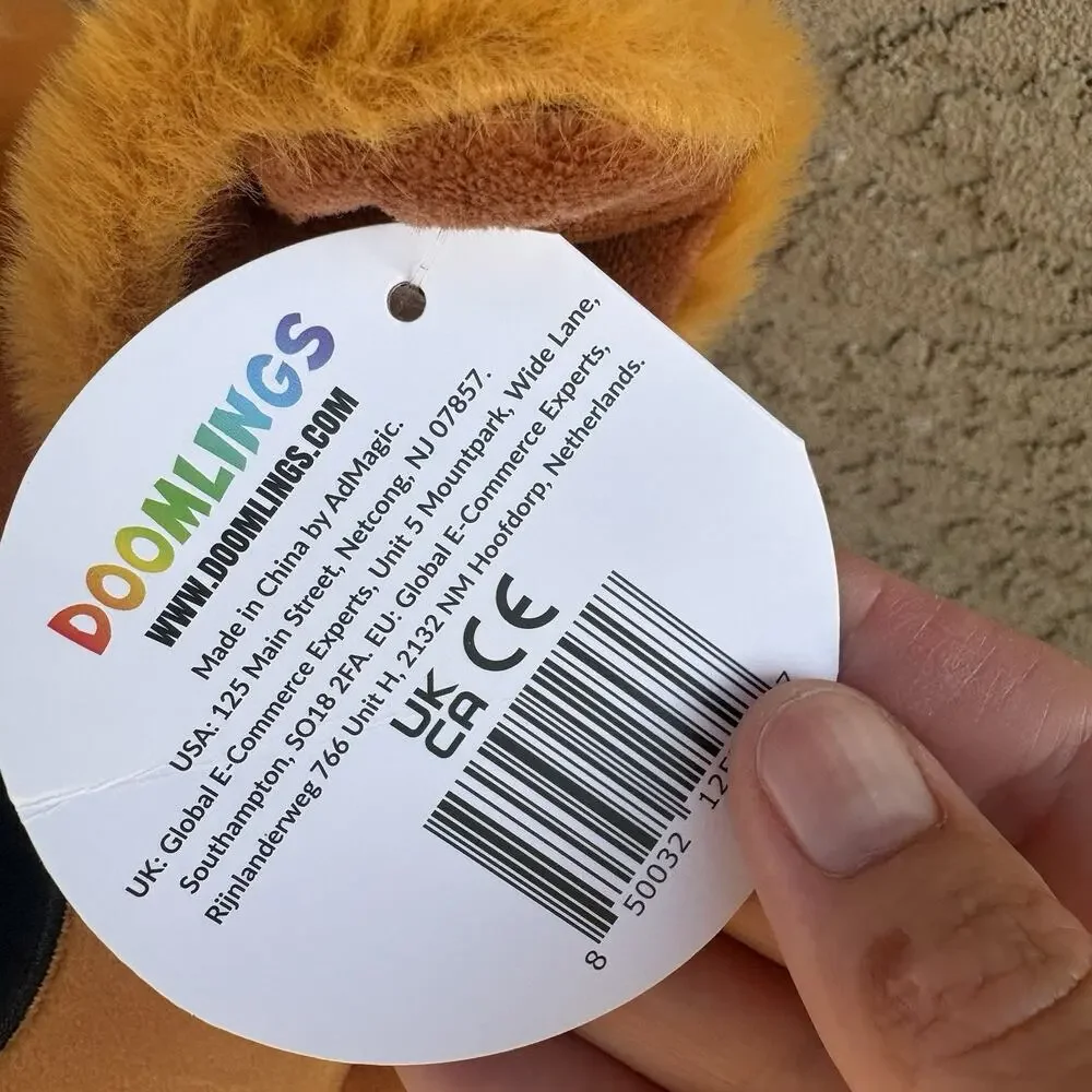 New Doomlings Fawn Plush NWT 10